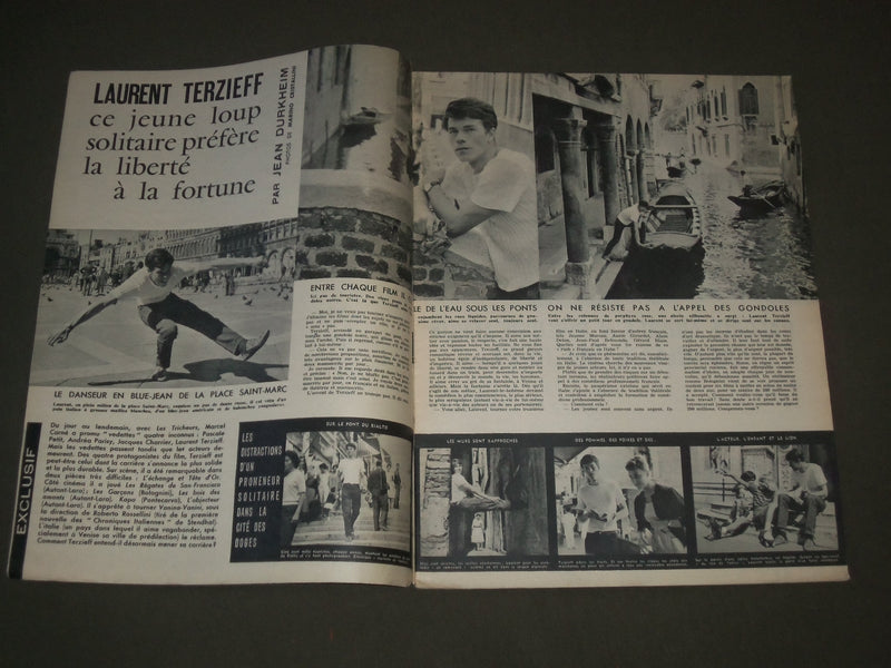 1960 NOV 1 CINEMONDE FRENCH MAGAZINE -LAURENT TERZIEFF - MARILYN MONROE- SP 8552