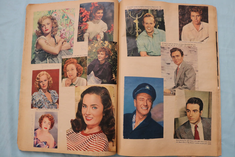1930'S-1940'S MOVIE STAR SCRAPBOOK - LOADED - E 26493
