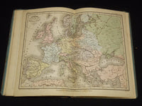 1842 PETIT ATLAS DE GEOGRAPHIE DU MOYEN AGE FRENCH ATLAS - GREAT MAPS - KD 7973