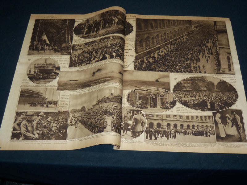 1917 JULY 29 NEW YORK TIMES ROTO PICTURE SECTION - AMERICANS IN FRANCE - NT 8987