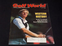 1985 AUGUST 9 GOLF WORLD MAGAZINE - SCOTT VERPLANK FRONT COVER - E 5588A
