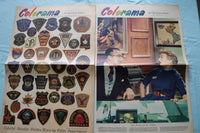1950'S PHILADELPHIA INQUIRER COLORAMA SECTIONS - MOVIE STARS -LOT OF 18- NP 9232