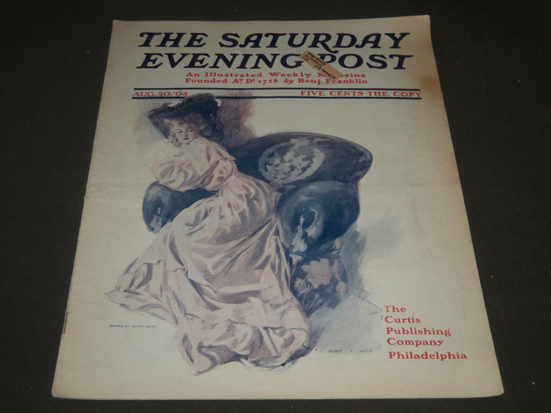 1904 AUGUST 20 THE SATURDAY EVENING POST MAGAZINE - ILLUSTRATED COVER - SP 498
