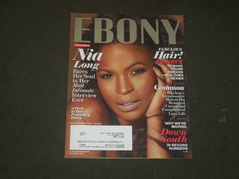 2011 NOVEMBER EBONY MAGAZINE - NIA LONG COVER - B 1304