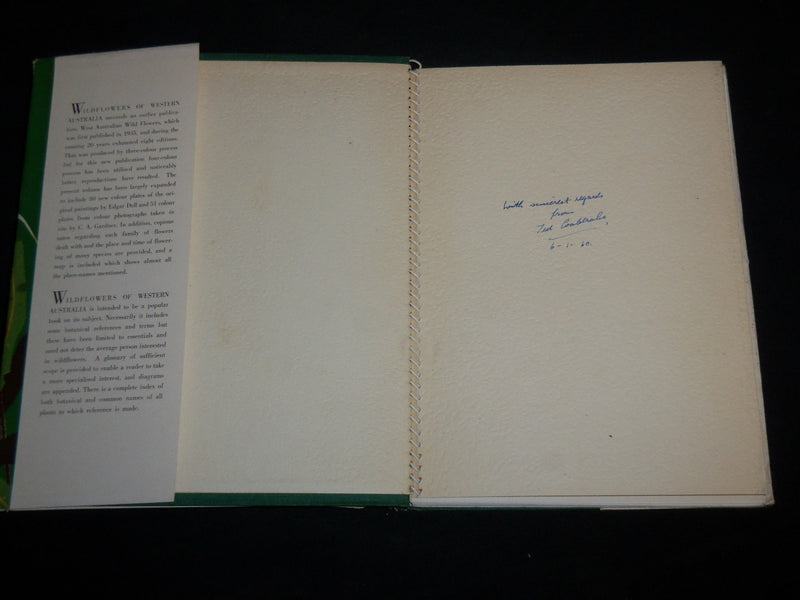 1959 WILD FLOWERS OF WESTERN AUSTRALIA HARDCOVER BOOK - KD 6644