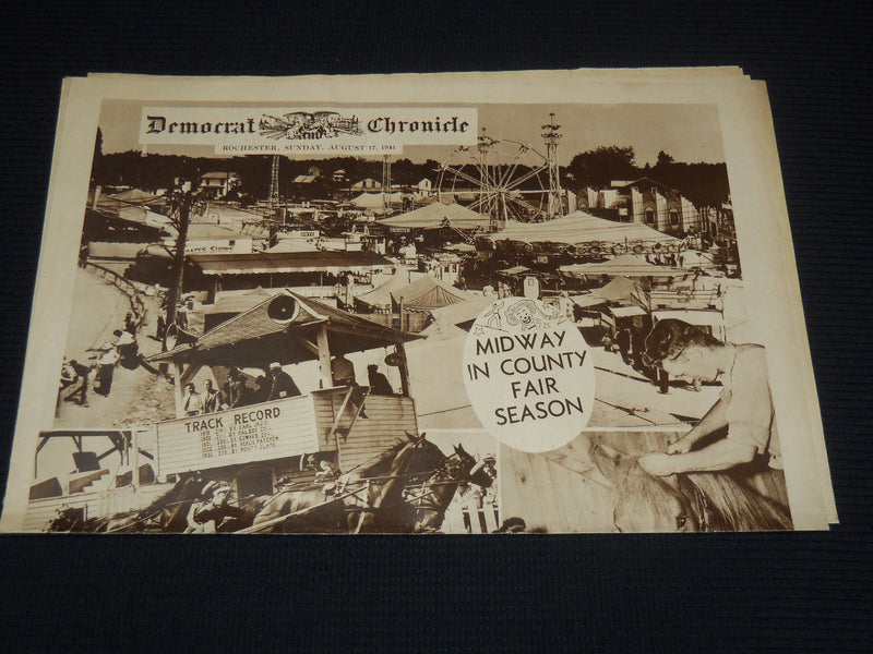 1941 AUGUST 7 DEMOCRAT & CHRONCILE SUNDAY PICTURE SECTION - DIONNES - NP 8945
