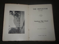 1908 & 1911 THE REFLECTOR GALESBURG HIGH SCHOOL YEARBOOK LOT OF 2 - YB 1423