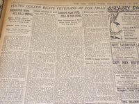 1916 JUNE 23 NEW YORK TIMES - OUR MEN SAY MEXICAN ATTACK UNPROVOKED - NT 8624