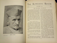 1893-1894 THE ALTRUISTIC REVIEW BOUND VOLUME NO. 1/2 - KD 3486O