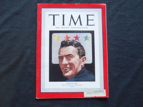 1948 JANUARY 12 TIME MAGAZINE - GREGORY PECK - T 1104