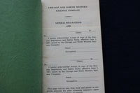 1967 JUNE CHICAGO AND NORTH WESTERN RAILWAY SAFETY RULES - SOFTCOVER - K 1472