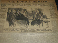 1907 AUGUST 15 THE BOSTON HERALD MRS. EDDY FACES MASTERS FOR 50 MINUTES - BH 227