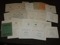 1924-1998 HADDONFIELD GARDEN CLUB PROGRAMS LOT OF 45 - O 1268
