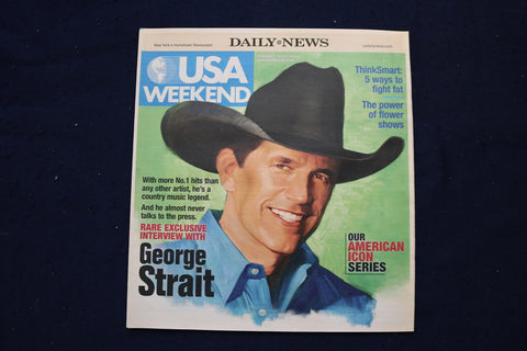 2007 JANUARY 19-21 USA WEEKEND MAGAZINE - GEORGE STRAIT COVER - E 18306