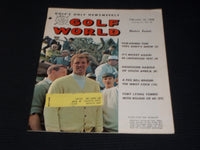 1968 FEBRUARY 16 GOLF WORLD MAGAZINE - TOM WEISKOPF FRONT COVER - E 7186