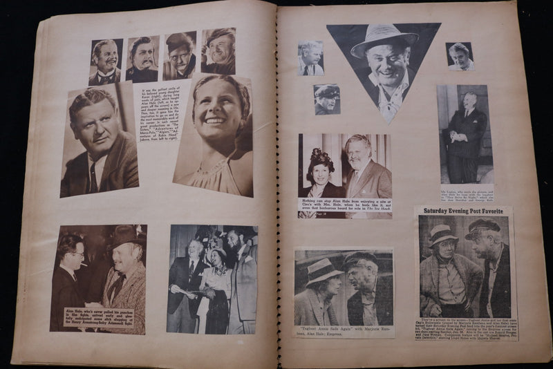 1930'S HOLLYWOOD STARS SCRAPBOOK - HENRY FONDA - CLARK GABLE - E 24946
