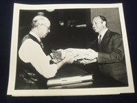 1946-1957 JACOB K. JAVITS PRESS PHOTOS LOT OF 3 WITH XEROX CAPTIONS - J 1784