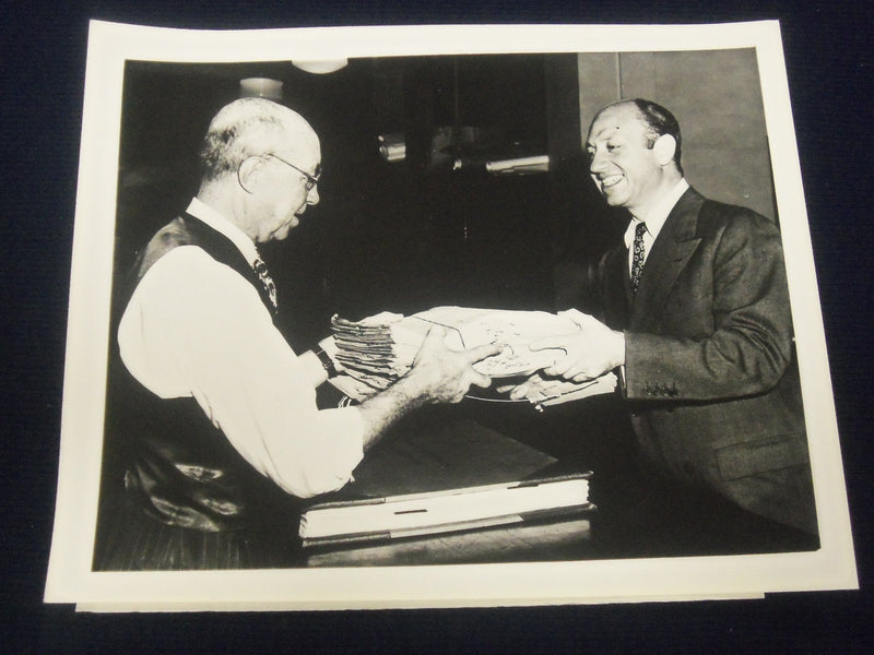 1946-1957 JACOB K. JAVITS PRESS PHOTOS LOT OF 3 WITH XEROX CAPTIONS - J 1784