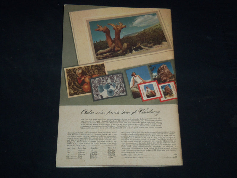 1944-1945 WARDS PHOTOGRAPHIC CATALOG - NICE PHOTOS - J 9137