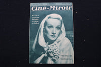 1937 MARCH 26 CINE-MIROIR MAGAZINE - MARLENE DIETRICH COVER - E 25148