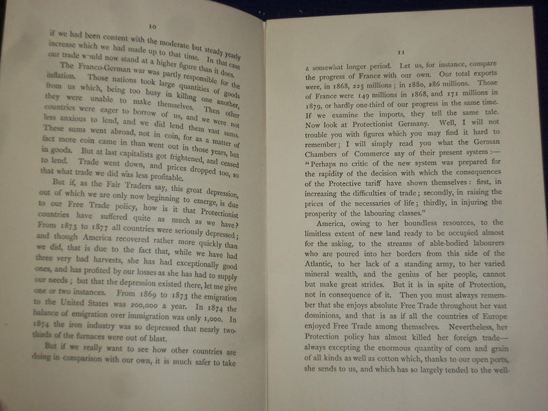1882 THE ABC OF FREE TRADE ADDRESS BY EDWARD NORTH BUXTON - J 4451