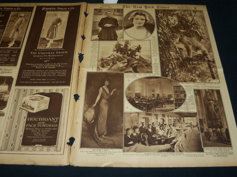 1921 MAY 1 NEW YORK TIMES PICTURE SECTION - ENRICO CARUSO - DEMPSEY - NT 8938