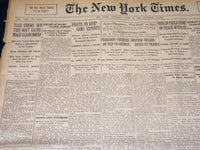 1915 JUNE 26 NEW YORK TIMES NEWSPAPER- YALE BOAT CREW MAKES CLEAN SWEEP- NT 7708