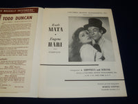 1952 RUTH MATA AND EUGENE HARI AND COMPANY PROGRAM - NEW YORK - J 5032