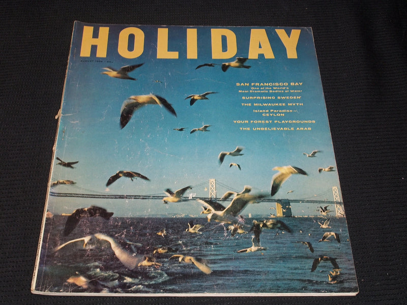 1956 AUGUST HOLIDAY MAGAZINE - SAN FRANCISCO FRONT COVER - E 4554
