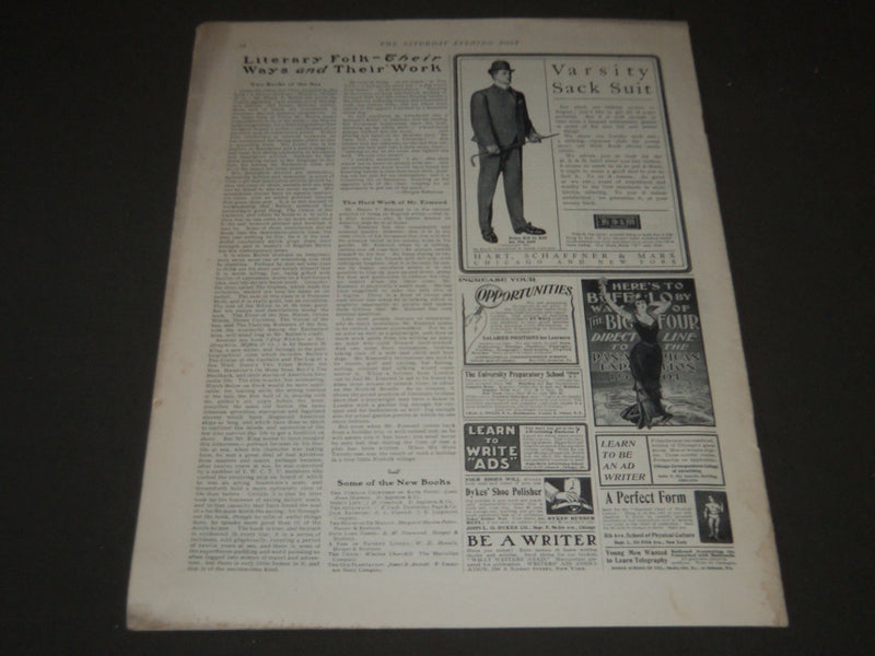 1901 JULY 27 THE SATURDAY EVENING POST MAGAZINE - ILLUSTRATED COVER - SP 542