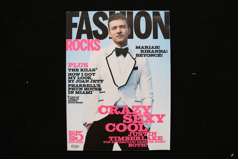 2008 FALL FASHION ROCKS MAGAZINE - JUSTIN TIMBERLAKE COVER - E 24634