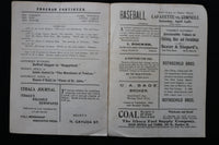 1906 APRIL 11 DUSTIN FARNUM IN THE VIRGINIA PROGRAM - LYCEUM THEATRE - K 1943