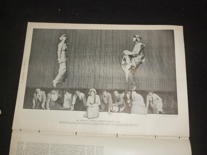 1913 JUNE 28 HARPER'S WEEKLY MAGAZINE - THE SCIENCE OF BREEDING KINGS - ST 6394
