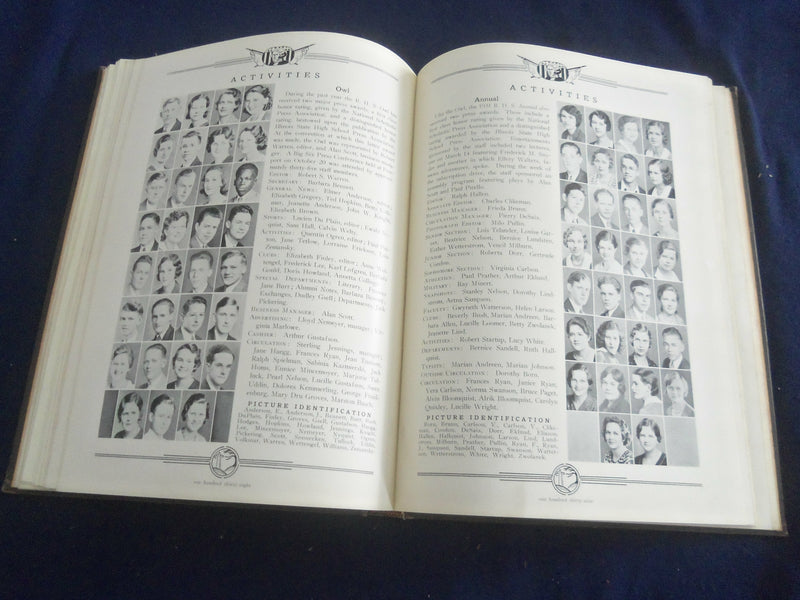 1932 THE ANNUAL ROCKFORD HIGH SCHOOL YEARBOOK - ROCKFORD, ILLINOIS - YB 2607