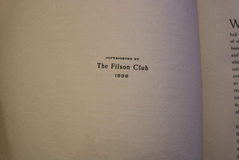 1898 FILSON CLUB #13 FIRST EXPLORATIONS OF KENTUCKY HARDCOVER BOOK - KD 9717