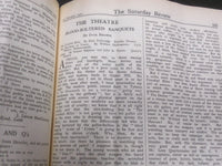 1927 SATURDAY REVIEW 2 BOUND VOLUMES - COMPLETE YR- PUBLISHED IN LONDON - R 1130
