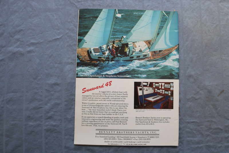1990 JUNE OCEAN NAVIGATOR MAGAZINE - AUXILIARY POWER COVER - ST 6921J