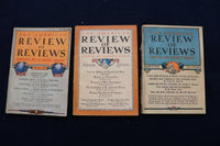 1925 AMERICAN REVIEW OF REVIEWS MAGAZINE - COMPLETE YEAR - LOT OF 12 - O 3305