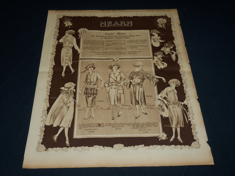 1922 MARCH 26 NEW YORK TIMES PICTURE SECTION NO. 4 & 5 - QUEEN MARY - NT 8874