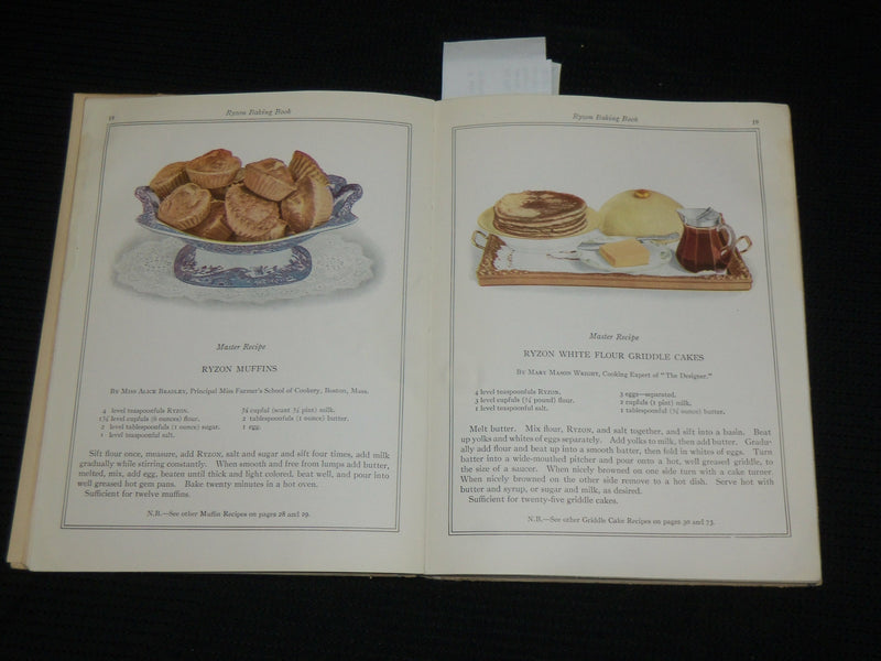 1916 RYZON BAKING BOOK BY MARION HARRIS NEIL - HARDCOVER - KD 7521