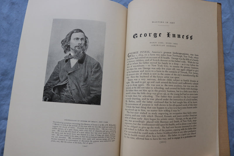 1908 JUNE MASTERS IN ART ILLUSTRATED MONOGRAPHS - GEORGE INNESS - ST 5508R