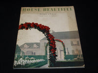 1935 JUNE HOUSE BEAUTIFUL MAGAZINE BEAUTIFUL FRONT COVER & PHOTOS - E 2760