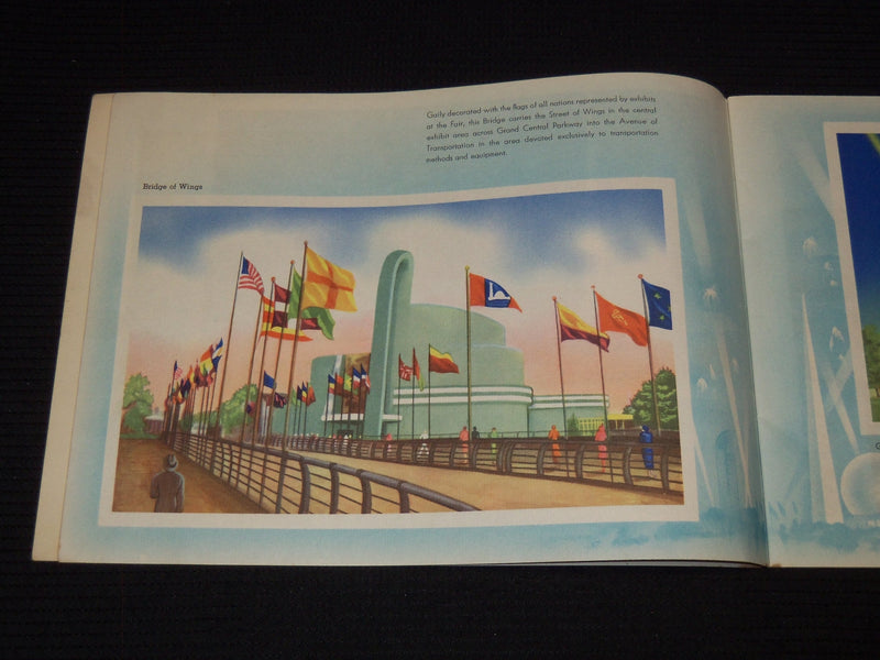 1939 VIEWS OF THE NEW YORK WORLD'S FAIR SOFTCOVER BOOK - NICE PRINTS - J 7355