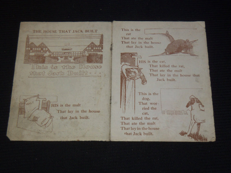 1903 HOUSE THAT JACK BUILT LINEN BOOK - SOFTCOVER - J 9518