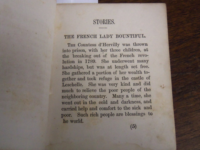 1853 THE FRENCH LADY BOUNTIFUL AND OTHER STORIES BOOK - NEW YORK - K 2012