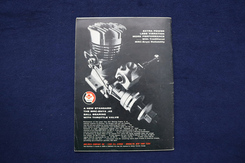 1968 JAN AMERICAN AIRCRAFT MODELER MAGAZINE - CURTISS JN-4 JENNY COVER - E 11340