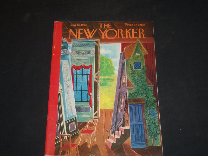 1962 AUGUST 18 THE NEW YORKER MAGAZINE - ILLUSTRATED COVER - NY 1124