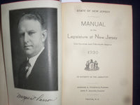 1950 FITZGERALD'S LEGISLATIVE MANUAL STATE OF NEW JERSEY HARDCOVER BOOK- KD 9117