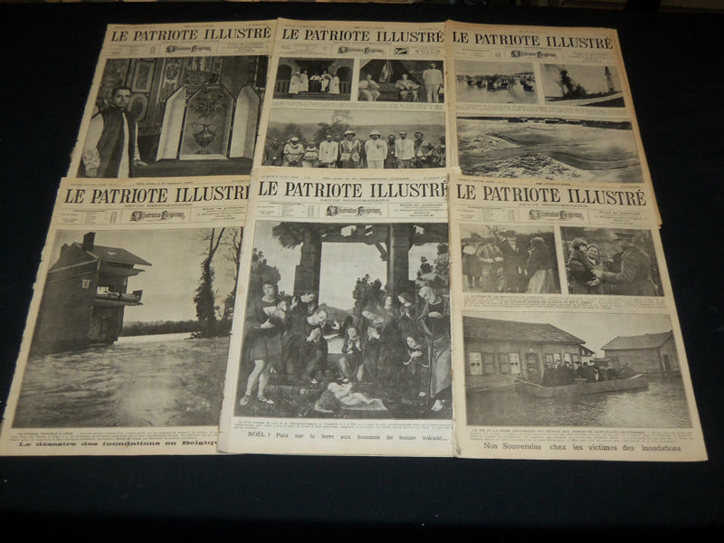 1920 -1928 LE PATRIOTE ILLUSTRE FRENCH MAGAZINE LOT OF 48 ISSUES - O 2754A