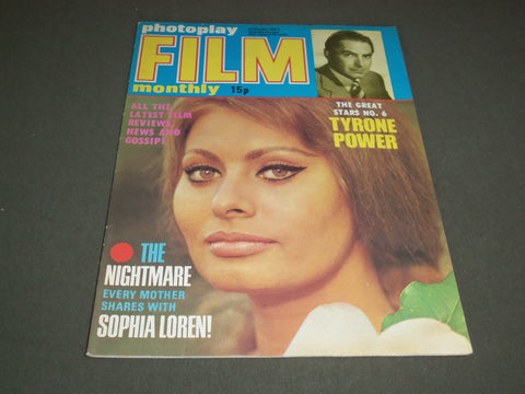 1971 AUGUST PHOTOPLAY FILM MONTHLY MAGAZINE - SOPHIA LOREN - SP 7563